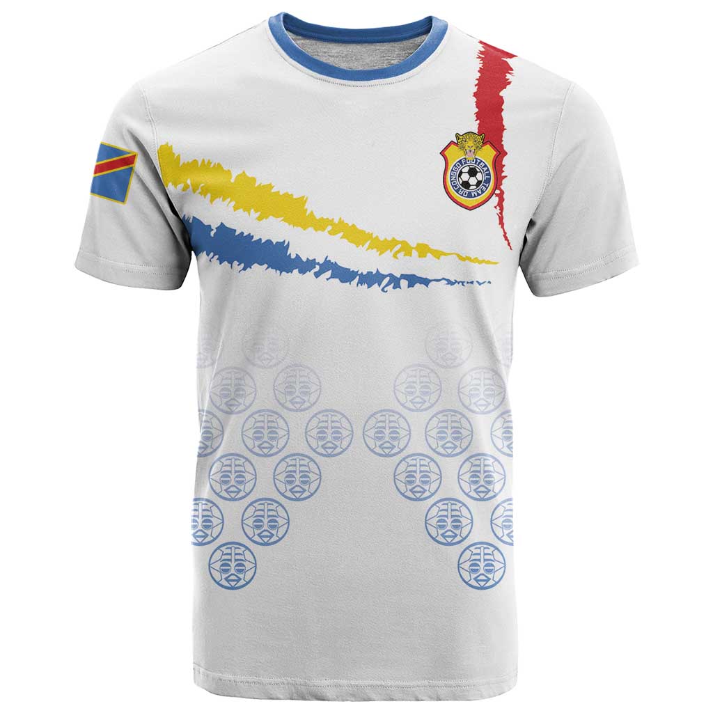 Custom DR Congo Football T-Shirt Road To Champions Graphic Tee