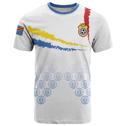Custom DR Congo Football T-Shirt Road To Champions Graphic Tee