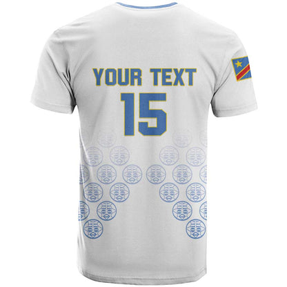 Custom DR Congo Football T-Shirt Road To Champions Graphic Tee