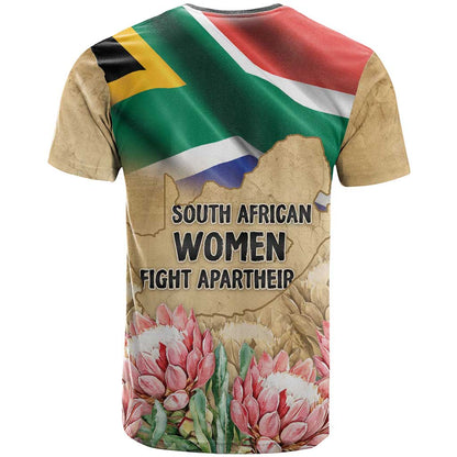 South African Women Mobilisation T-Shirt Wathint Abafazi Wathint Imbokodo Graphic Tee