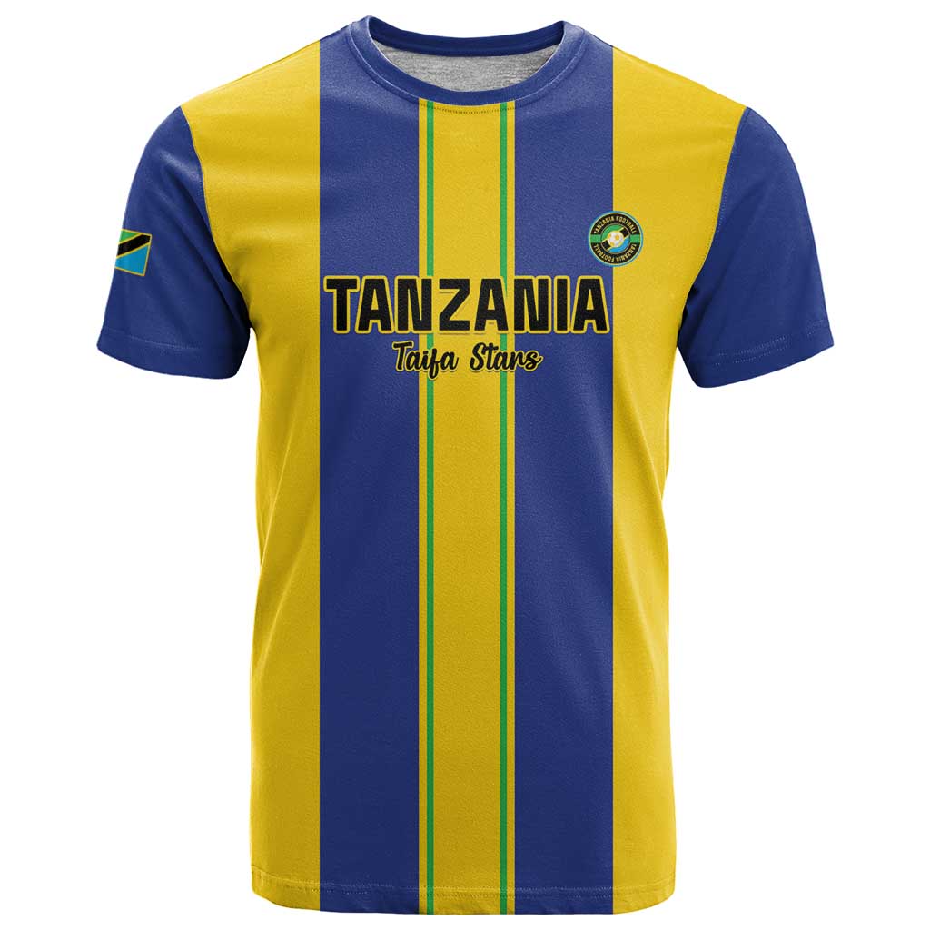 Custom Tanzania Football T-Shirt Sporty Style Graphic Tee