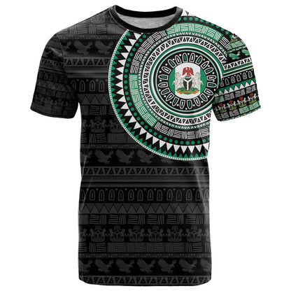 Nigeria T-Shirt African Tribal Pattern Graphic Tee