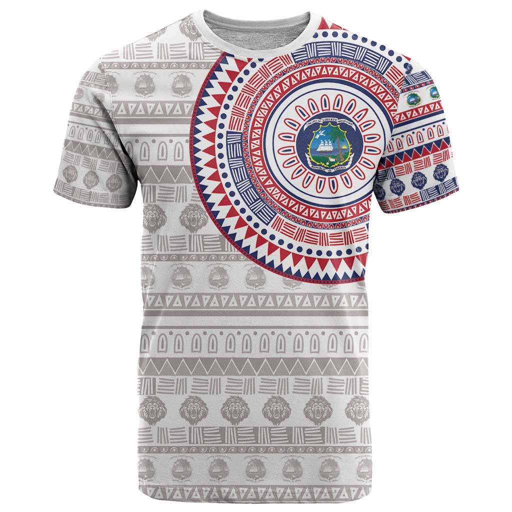 Liberia T-Shirt African Tribal Pattern Graphic Tee