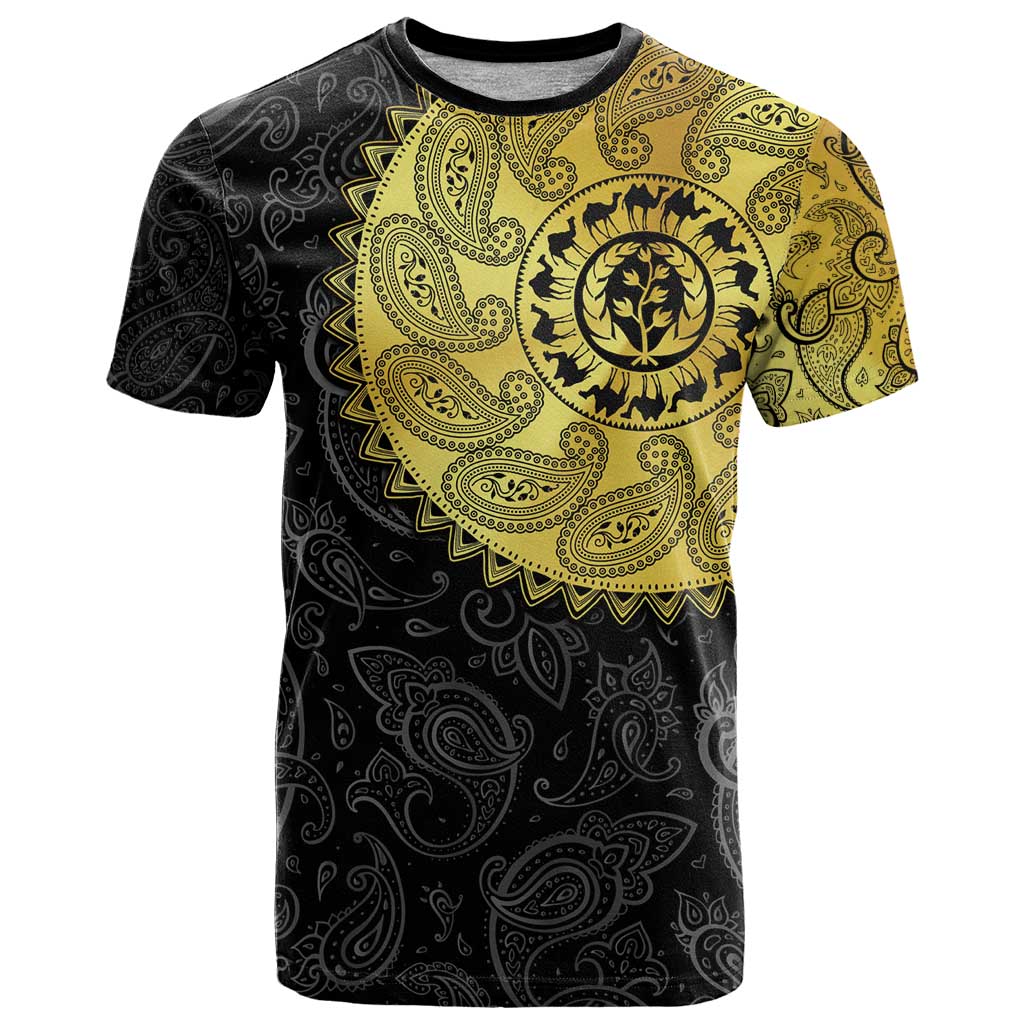 Eritrea T-Shirt African Tribal Mix Paisley Pattern Graphic Tee