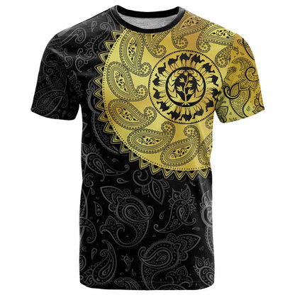 Eritrea T-Shirt African Tribal Mix Paisley Pattern Graphic Tee