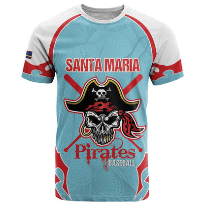 Santa Maria 2025 Baseball Custom T-Shirt Come On Pirate Graphic Tee