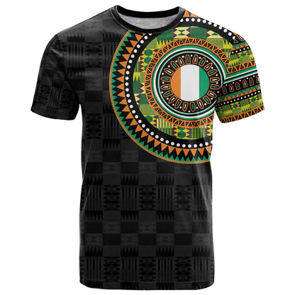 Ivory Coast T-Shirt African Tribal Pattern Graphic Tee