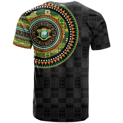 Ivory Coast T-Shirt African Tribal Pattern Graphic Tee