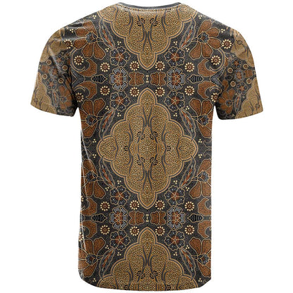 Madiba Nelson Mandela T-Shirt Indonesia Batik Earthy Brown Graphic Tee