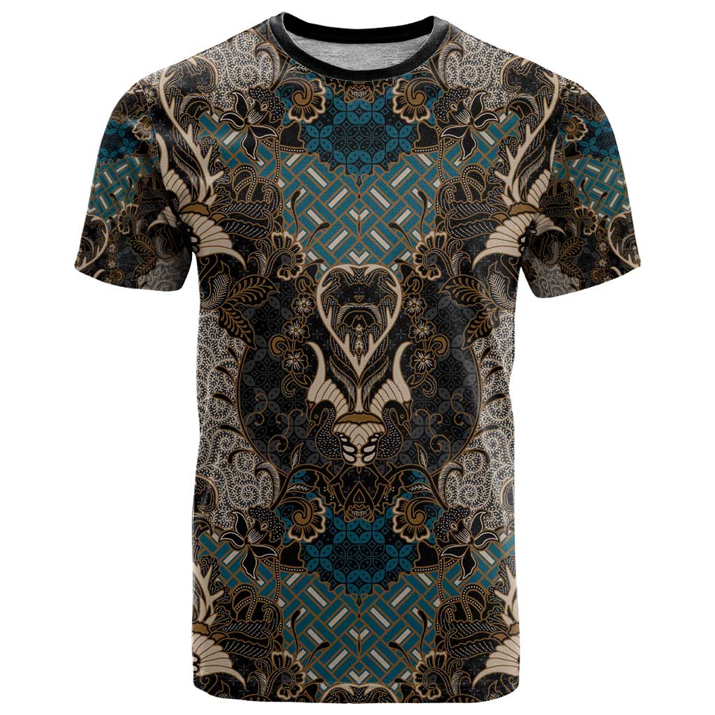 Madiba Nelson Mandela T-Shirt Indonesia Batik Black Graphic Tee