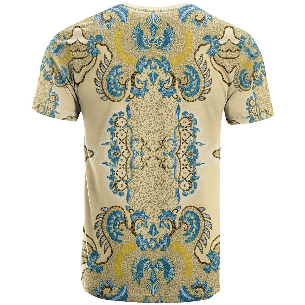 Madiba Nelson Mandela T-Shirt Indonesia Batik Yellow Bule Graphic Tee