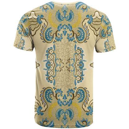 Madiba Nelson Mandela T-Shirt Indonesia Batik Yellow Bule Graphic Tee