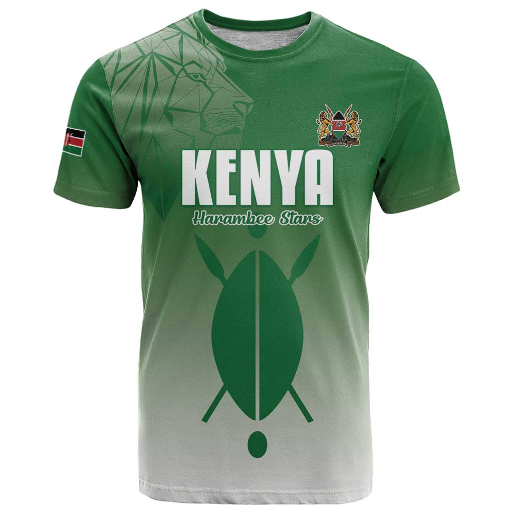 Custom Kenya Football T-Shirt Go Champions Harambee Stars Graphic Tee