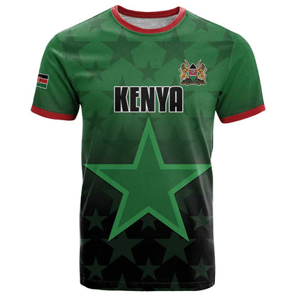 Custom Kenya Football T-Shirt Go Harambee Stars - Green Jersey Graphic Tee