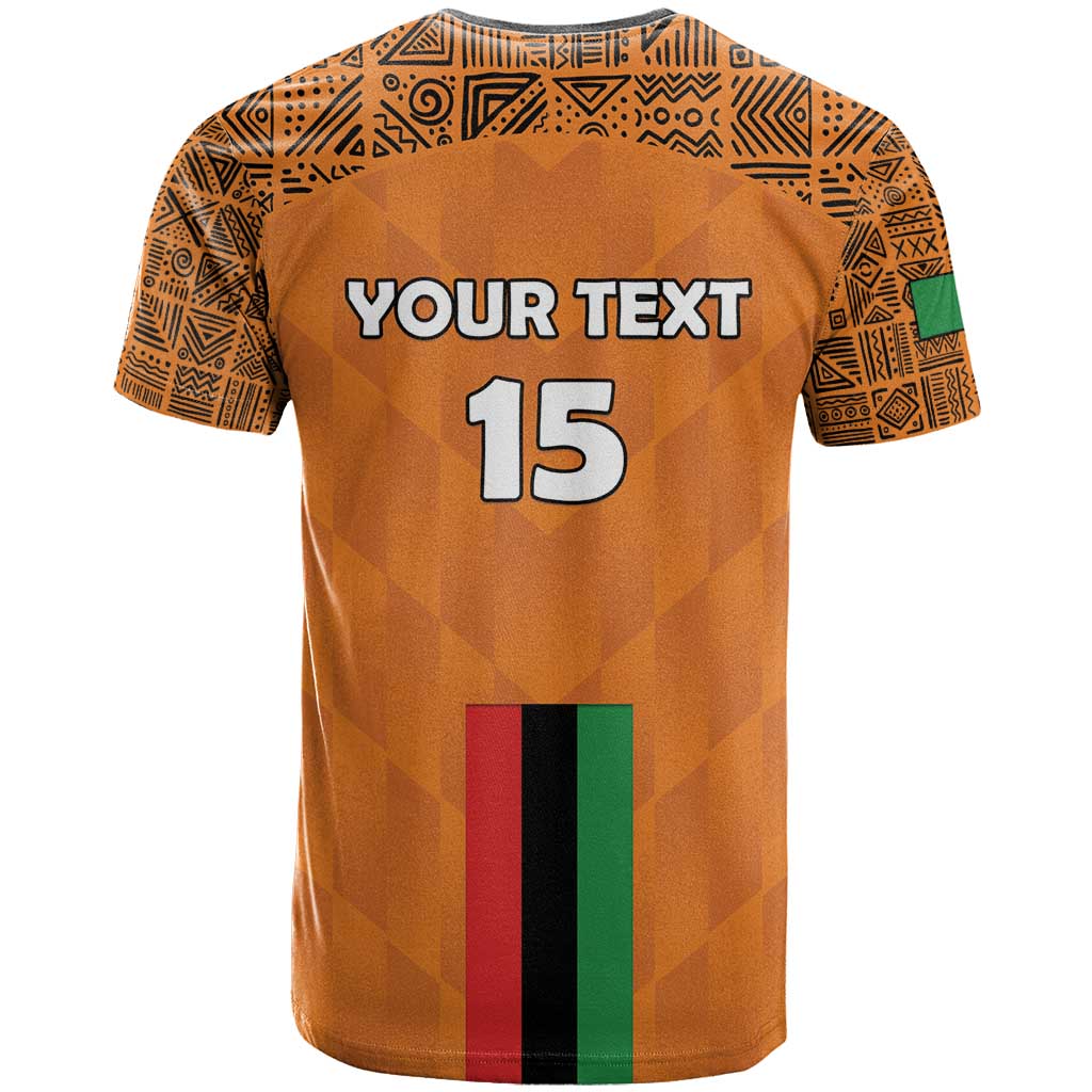 Custom Zambia Football T-Shirt Go Chipolopolo Go Graphic Tee