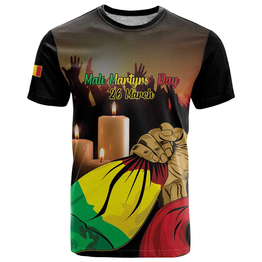 Personalised Mali Martyrs Day T-Shirt 26 March Graphic Tee