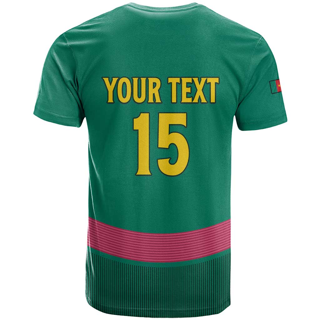 Custom Cameroon Football T-Shirt Waka Waka - This Time For Africa Graphic Tee