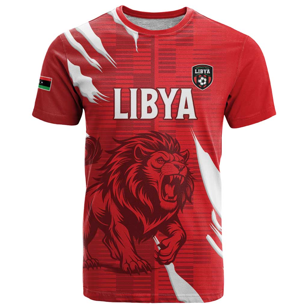 Custom Libya Football T-Shirt Forza Libya Graphic Tee