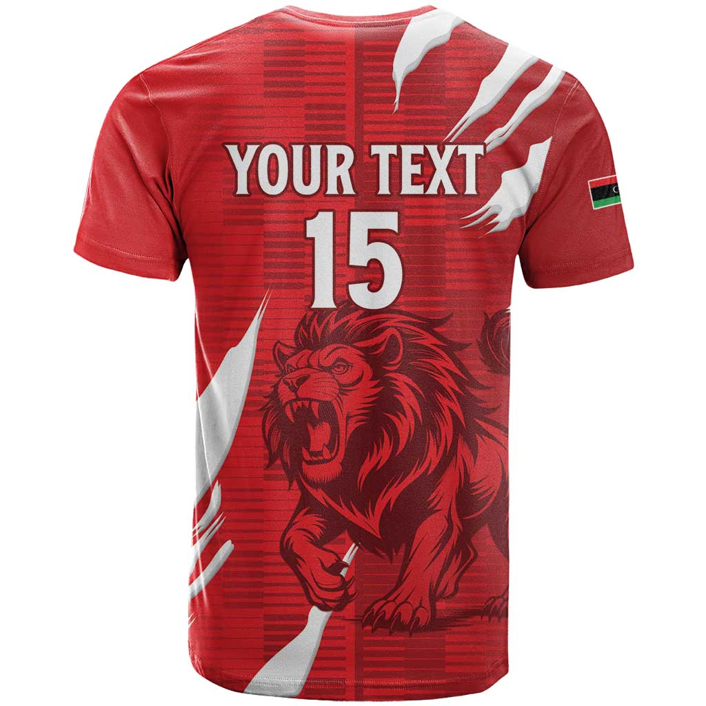 Custom Libya Football T-Shirt Forza Libya Graphic Tee