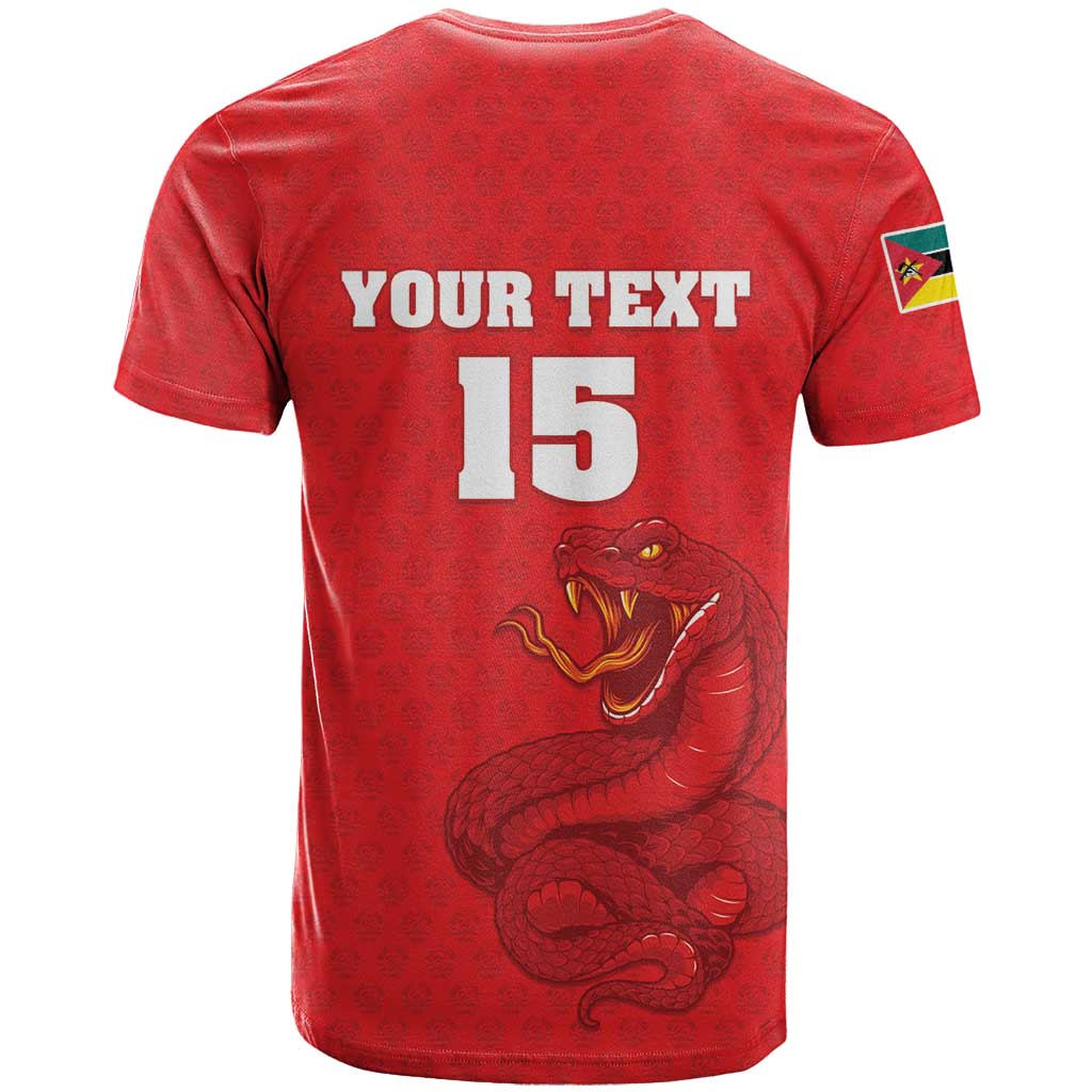 Custom Mozambique Football T-Shirt Come On Os Mambas Graphic Tee