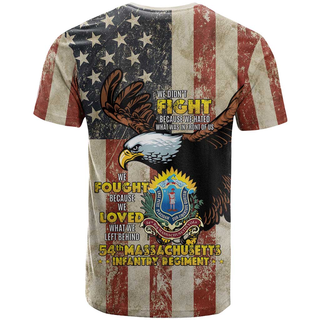 54th Massachusetts Infantry Regiment T-Shirt American Eagle Graphic Tee