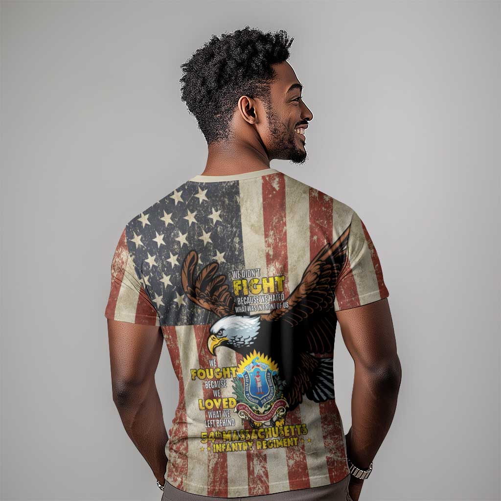 54th Massachusetts Infantry Regiment T-Shirt American Eagle Graphic Tee