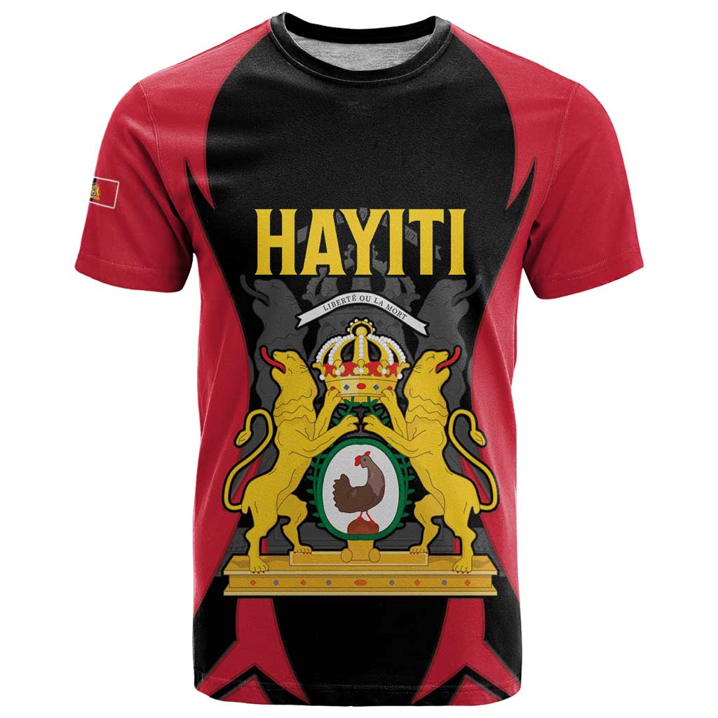 Personalised Empire d'Hayiti T-Shirt Haiti First Empire Flag Style Graphic Tee