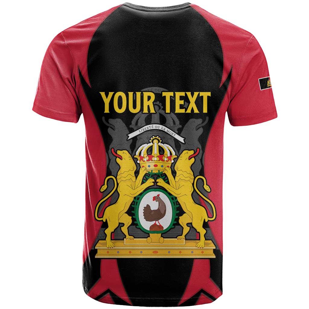 Personalised Empire d'Hayiti T-Shirt Haiti First Empire Flag Style Graphic Tee