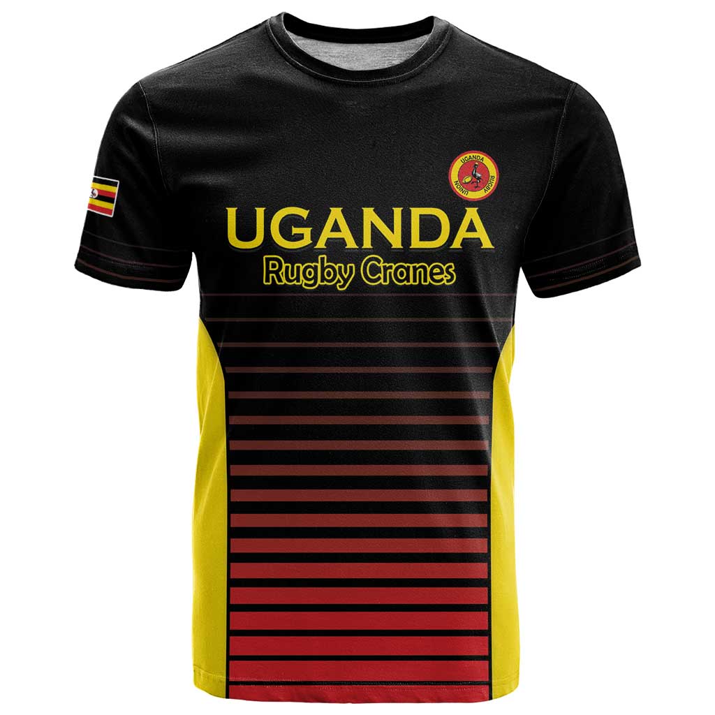 Uganda Rugby Custom T-Shirt Go Cranes Graphic Tee