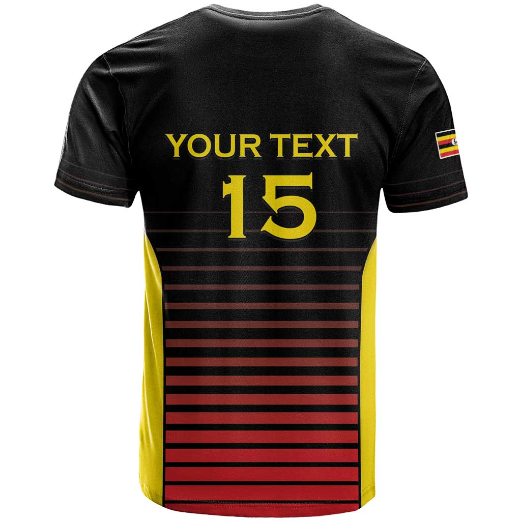 Uganda Rugby Custom T-Shirt Go Cranes Graphic Tee