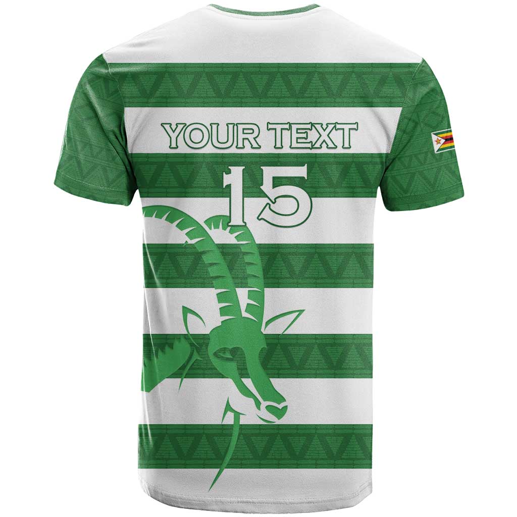 Zimbabwe Rugby Custom T-Shirt Go Sables Go Graphic Tee