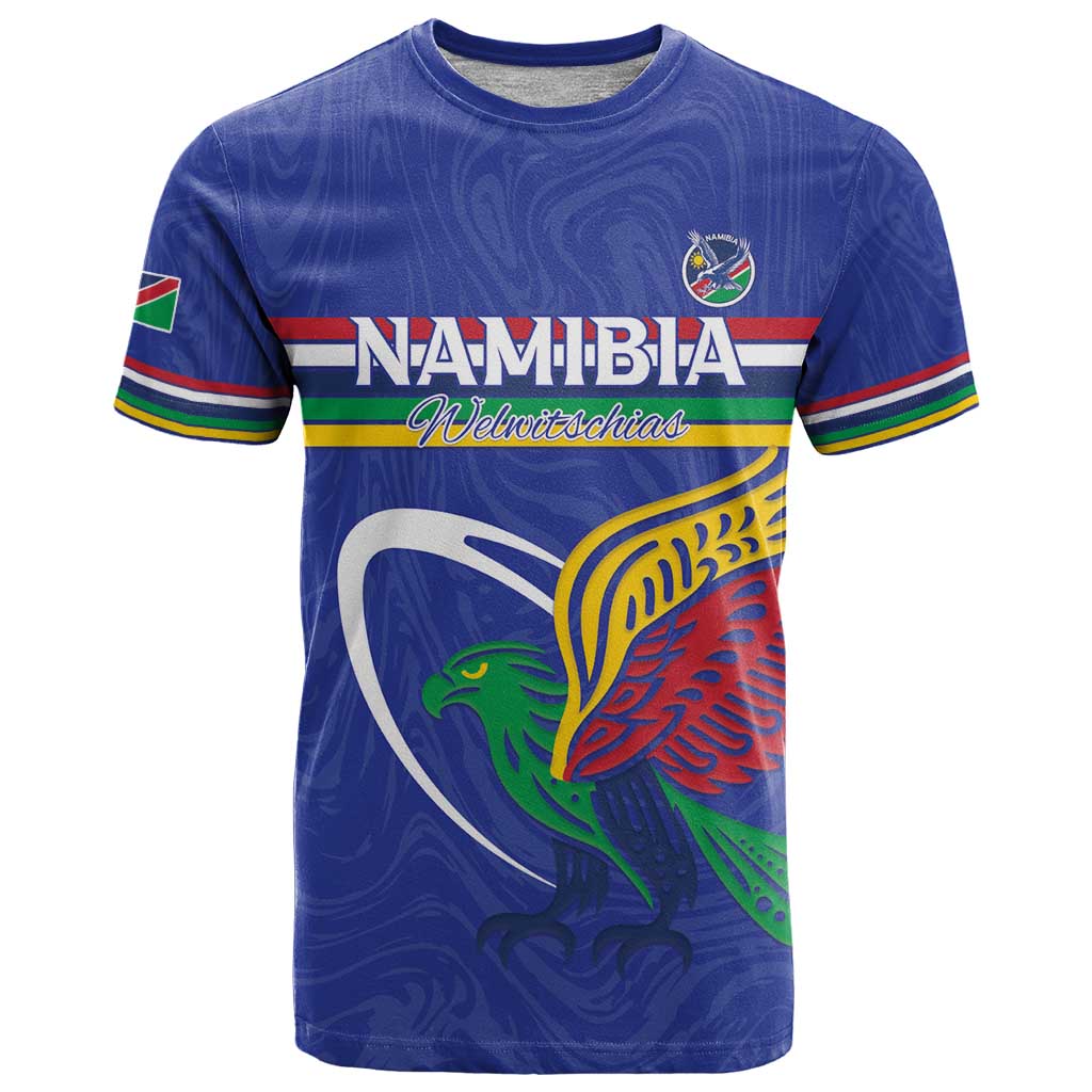 Namibia Rugby Custom T-Shirt Go Welwitschias Graphic Tee