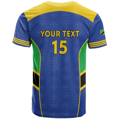 Custom Tanzania Football T-Shirt Go Taifa Stars Go Graphic Tee