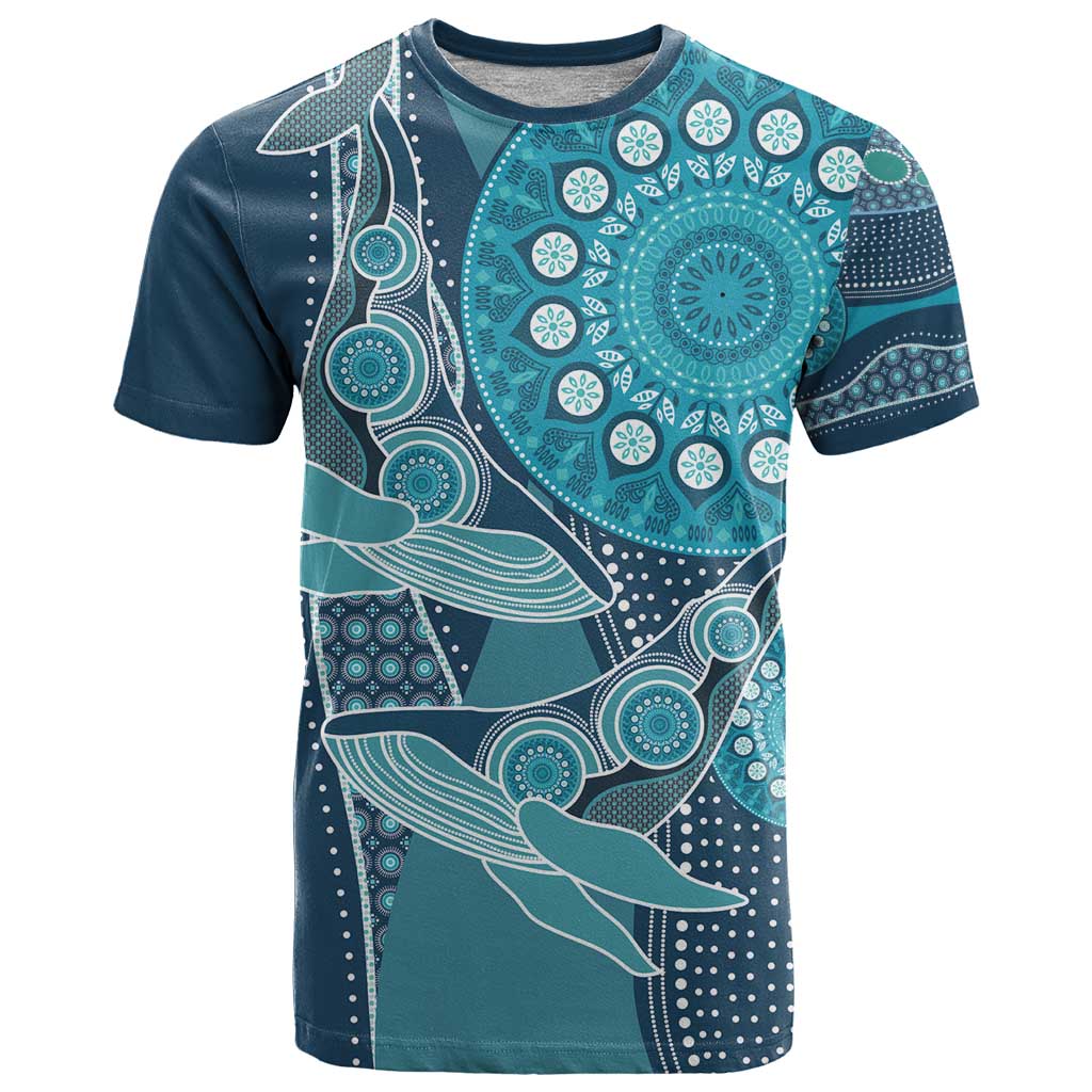 Personalized South Africa Whale Fes T-Shirt African Shwe Shwe Pattern Graphic Tee
