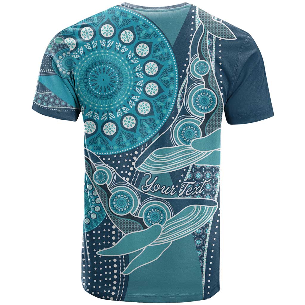 Personalized South Africa Whale Fes T-Shirt African Shwe Shwe Pattern Graphic Tee