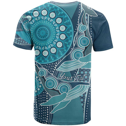 Personalized South Africa Whale Fes T-Shirt African Shwe Shwe Pattern Graphic Tee