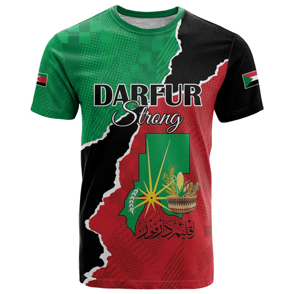 Personalized Sudan T-Shirt Darfur Be Strong Graphic Tee
