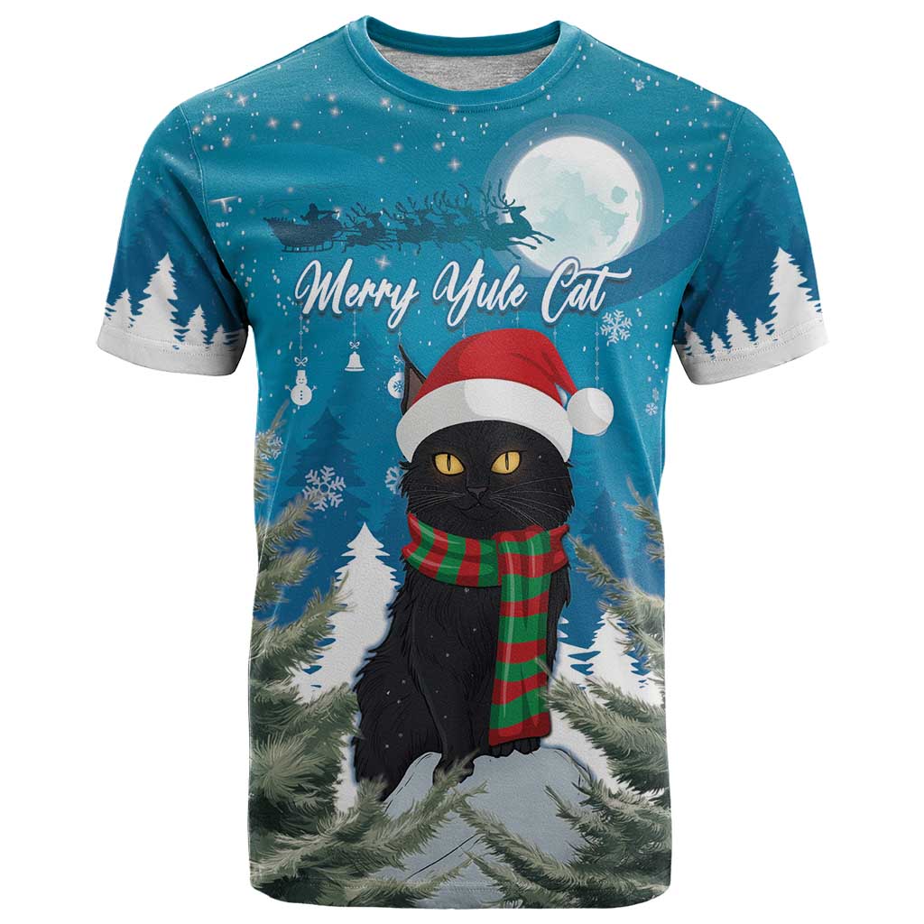 Iceland Christmas T-Shirt Merry Yule Cat Graphic Tee