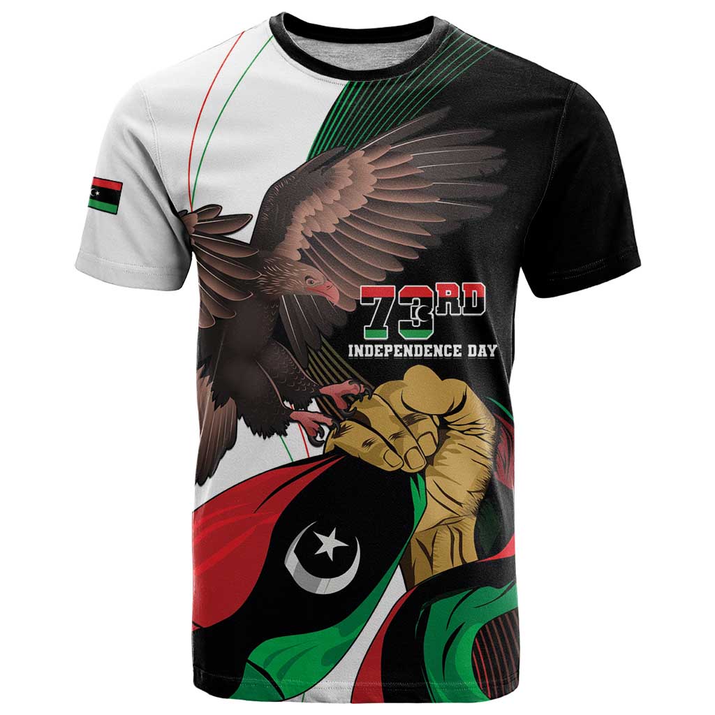 Libya 73rd Anniversary Independence Day T-Shirt Graphic Tee