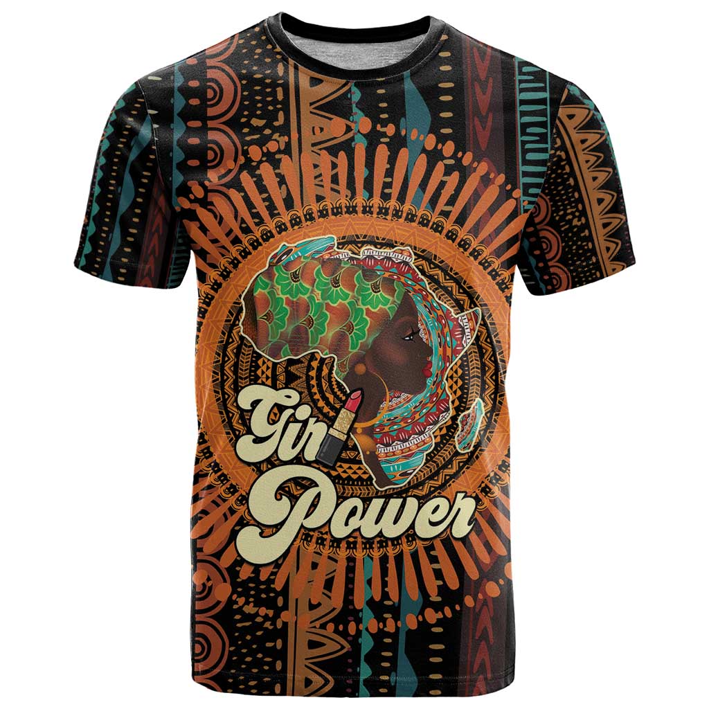 Black Girl Power T-Shirt Happy International Women's Day Graphic Tee