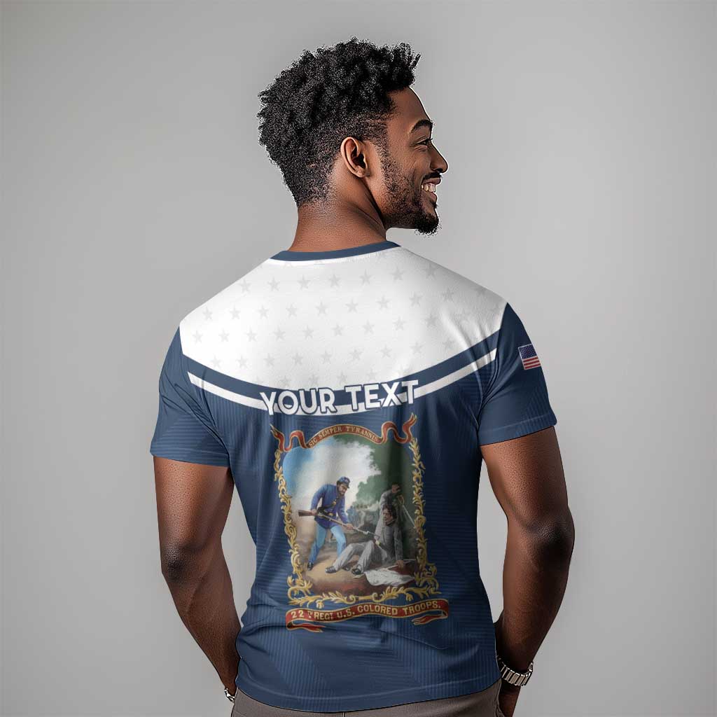 Personalized 22nd United States Colored Troops T-Shirt E Pluribus Unum Graphic Tee