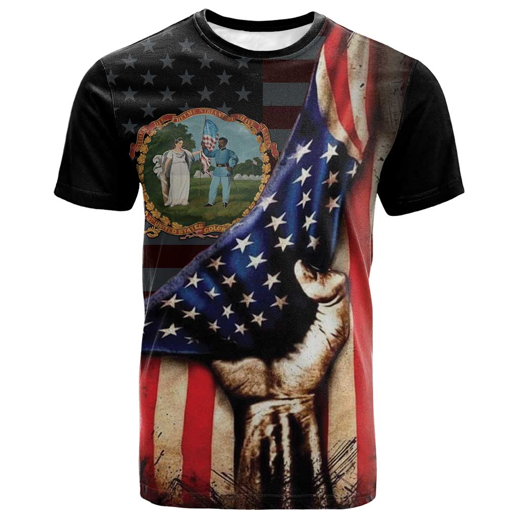 3rd United States Colored Troops T-Shirt Flag of Freedom Graphic Tee