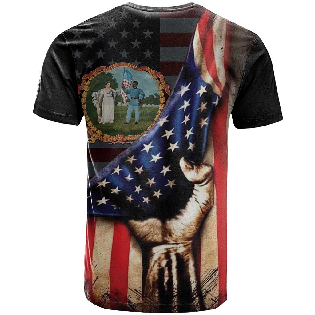 3rd United States Colored Troops T-Shirt Flag of Freedom Graphic Tee