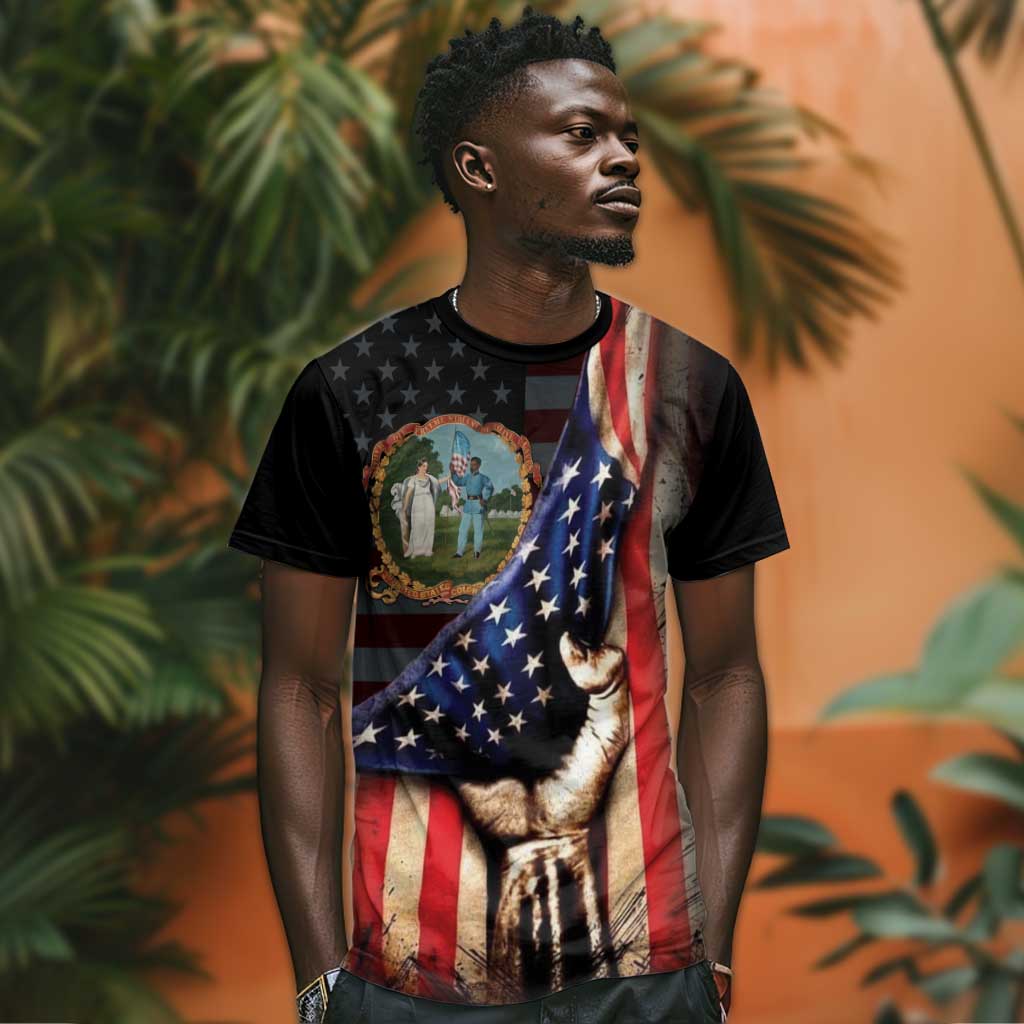 3rd United States Colored Troops T-Shirt Flag of Freedom Graphic Tee