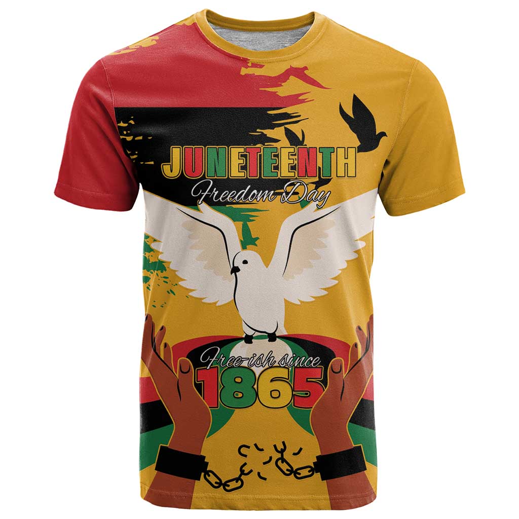 Juneteenth African American T-Shirt Free-ish Since 1865 Graphic Tee