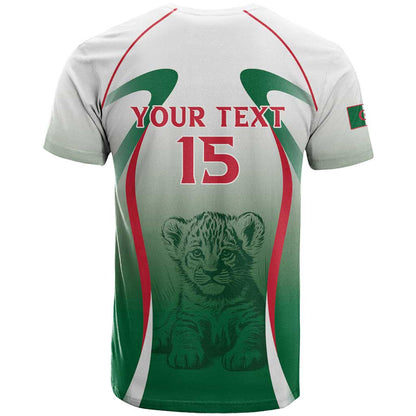 Algeria Rugby Custom T-Shirt Go Lion Cubs Graphic Tee