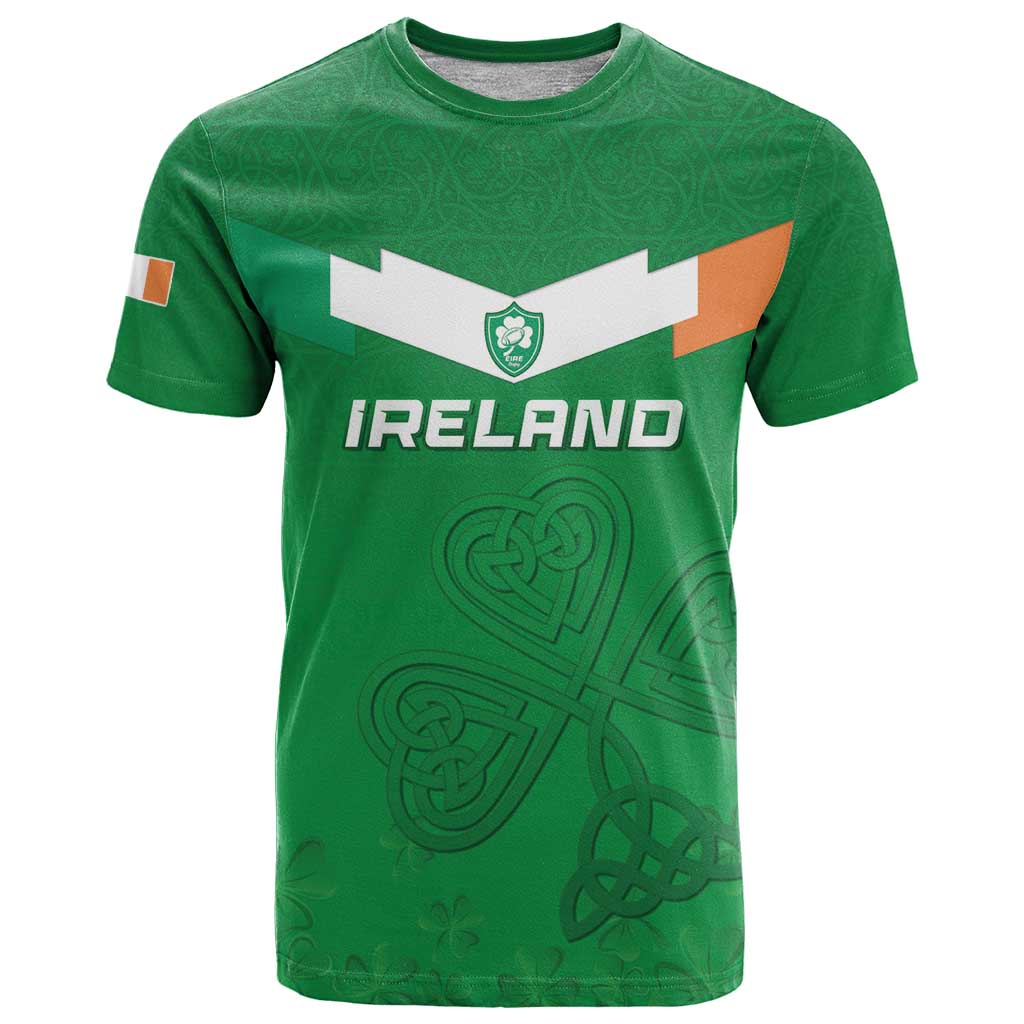 Ireland Rugby Custom T-Shirt Celtics Shamrock Graphic Tee