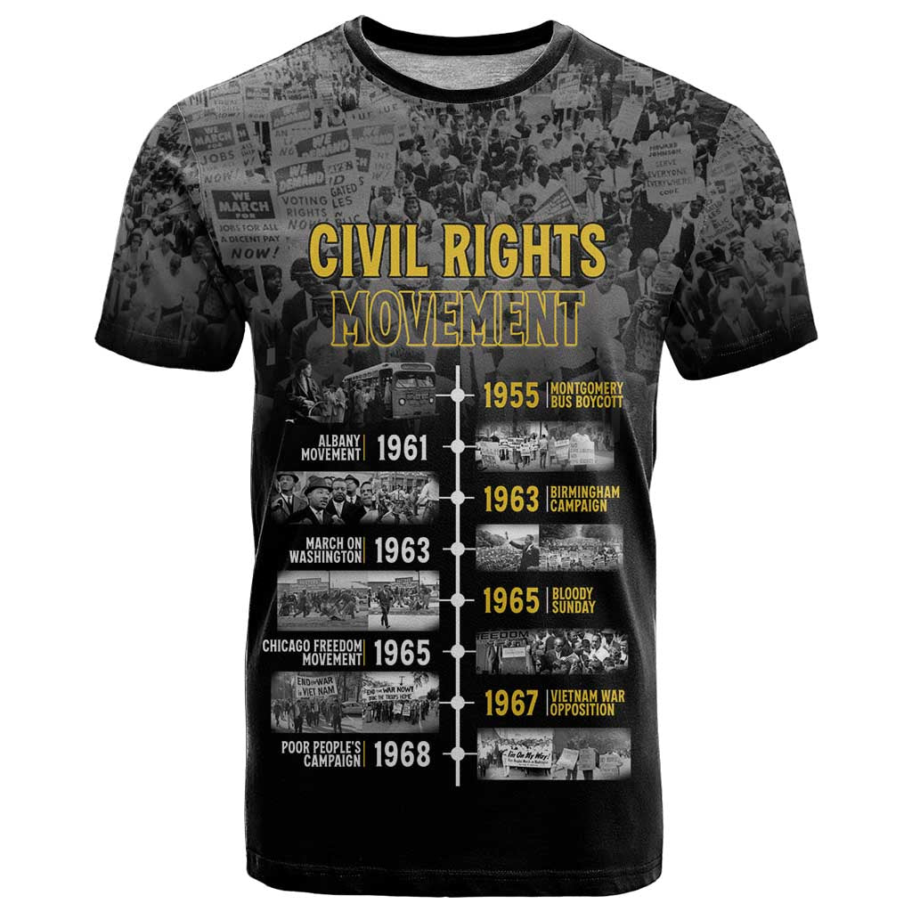 Black History Month T-Shirt Civil Rights Movement Graphic Tee