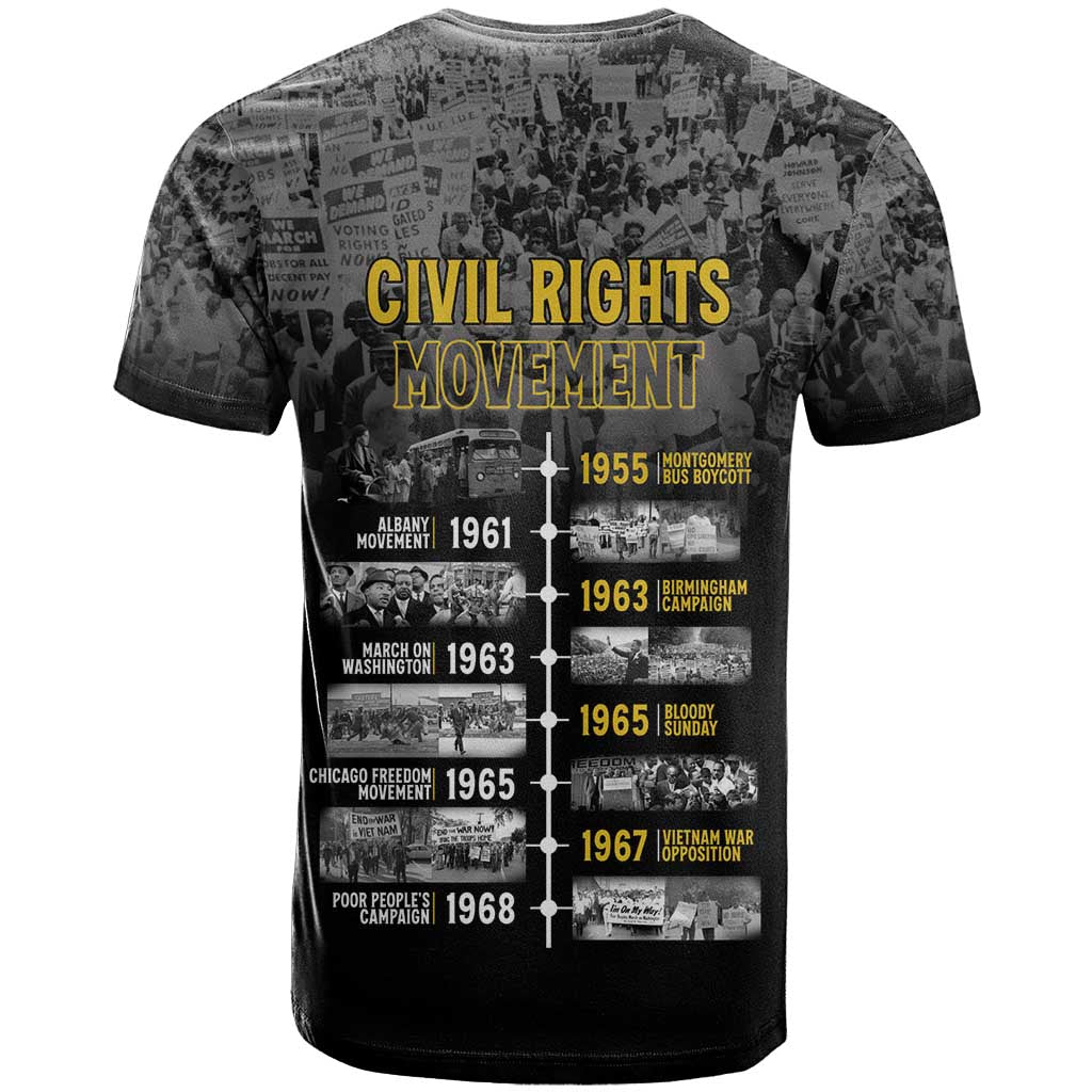Black History Month T-Shirt Civil Rights Movement Graphic Tee