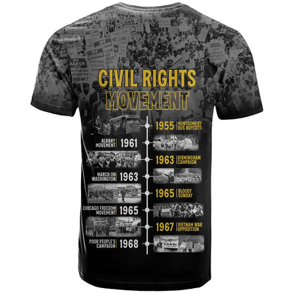 Black History Month T-Shirt Civil Rights Movement Graphic Tee